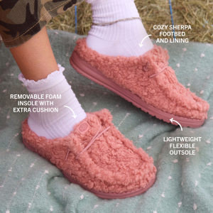 wendy slipper dusty pink