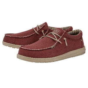 wally braided pompeian red