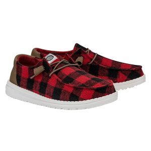 wendy buffalo plaid red and black plaid