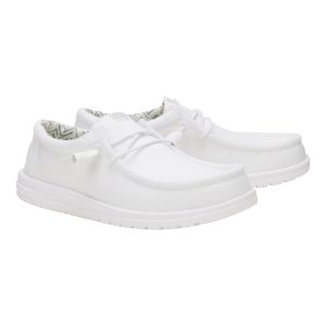 wally stretch canvas white/white