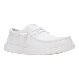 wally stretch canvas wide white/white