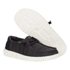 wendy stretch sox wide black/white