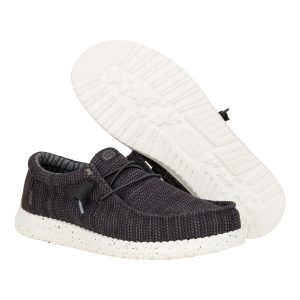 wally stretch sox wide black/white
