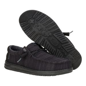 wally stretch sox wide black