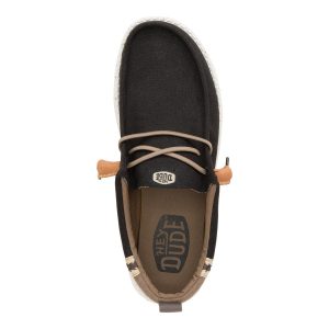 wally craft linen black/walnut