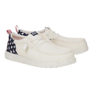 wally funk americana stars white/navy blazer