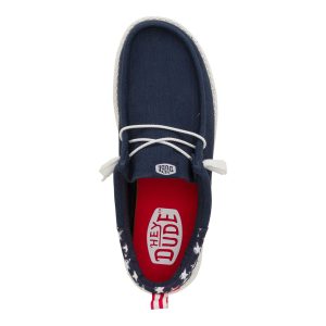 wally funk americana stars navy blazer