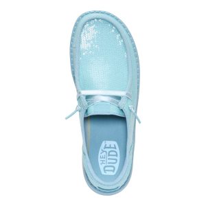 wendy funk mono sequin tourmaline blue