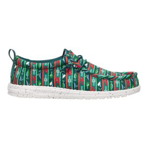 wally fishmas sweater pine green/multi