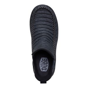 camden quilted black/black