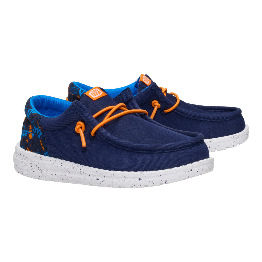 wally funk youth game on navy/multi wally funk youth game on navy/multi