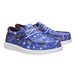wally hanukkah blue/multi