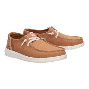 wendy break brushed linen chestnut