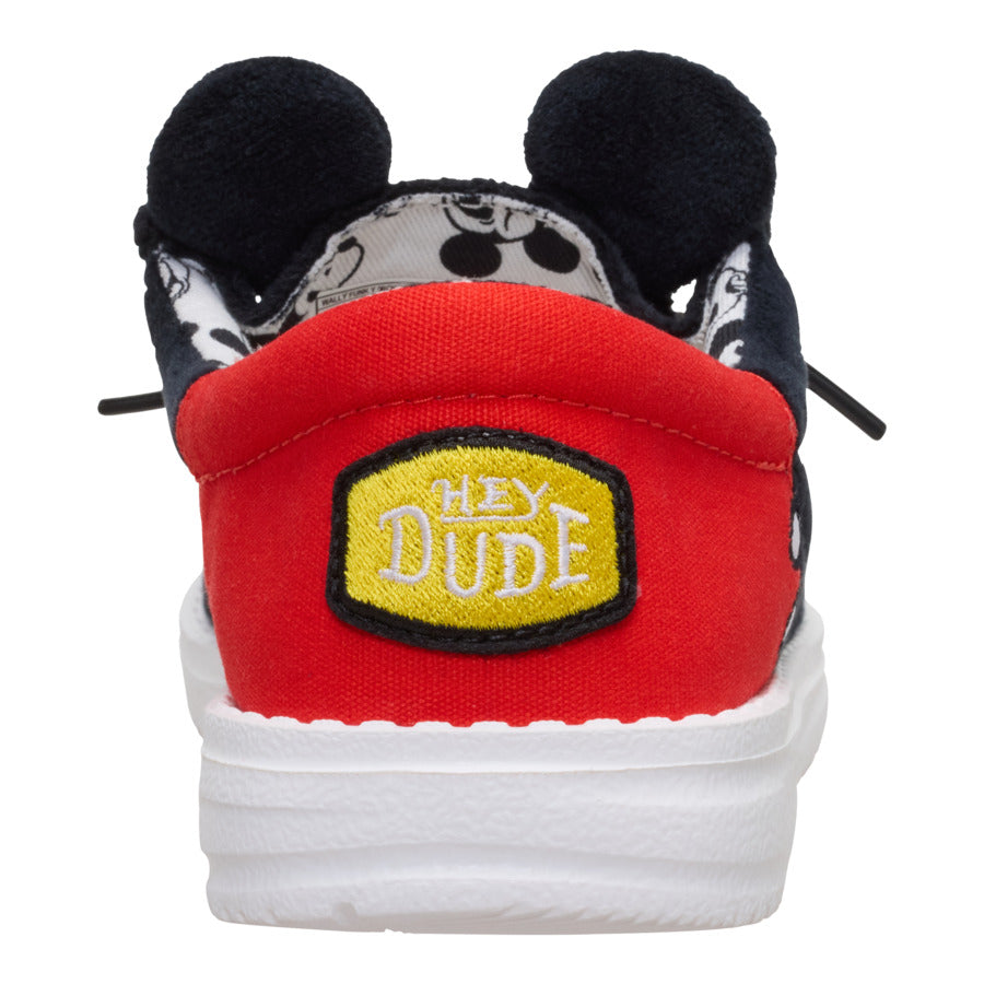 disney mickey mouse wally youth black/red disney mickey mouse wally youth black/red