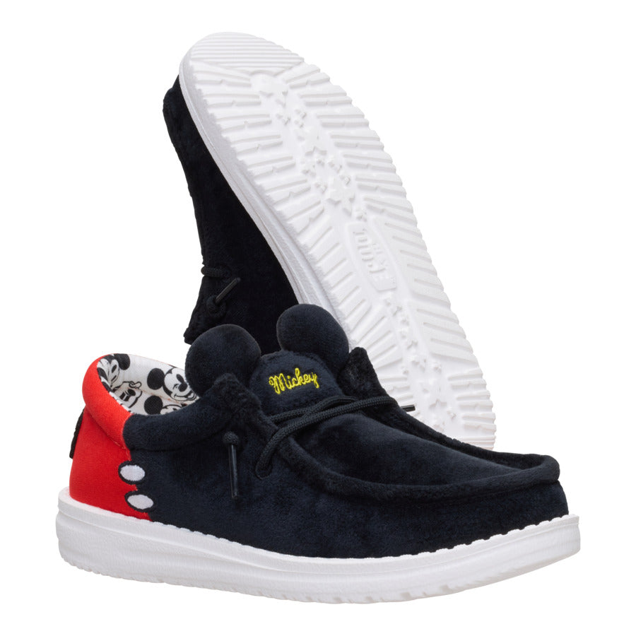 disney mickey mouse wally youth black/red disney mickey mouse wally youth black/red