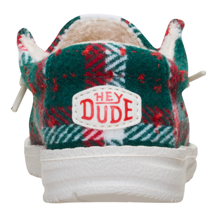 wally toddler confetti plaid cozy red/green/multi wally toddler confetti plaid cozy red/green/multi