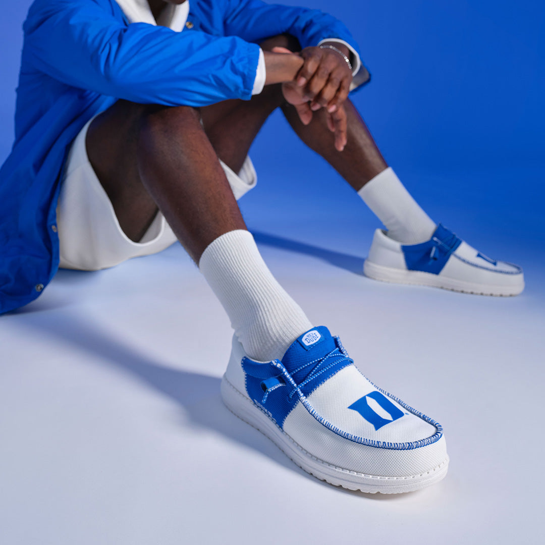 men's wally tri duke duke white/blue men's wally tri duke duke white/blue